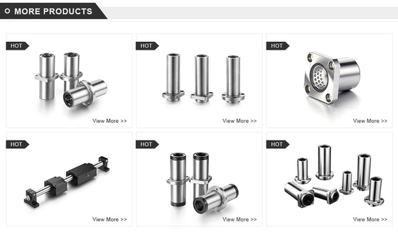 20 mm de flange redonda rolamento linear para eixos deslizantes anticorrosivo