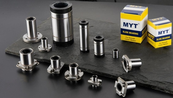Rolamentos de esferas de movimento linear de precisão da série MYT com gaiola de nylon