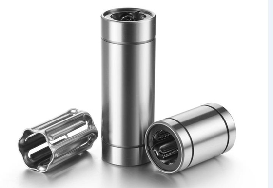 LM12GA LINEAR Precision Steel Retainer Linear Bearing com vedação de 65Mn