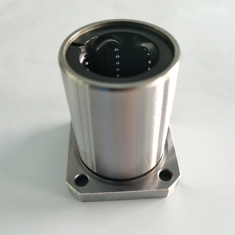 Rodamentos de esferas de movimento linear com caixas metálicas
