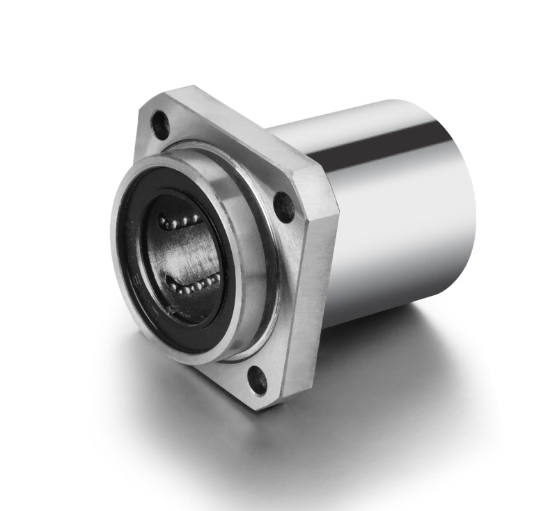 LMKP unidade de rolamento de movimento linear flange redonda para máquina CNC impressora 3D Gcr15 SUS G6